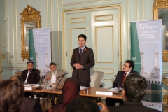 Foreign Secretary David Miliband speaking at the launch of the 10th British Hajj Delegation, 27 October 2009.